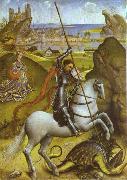 Rogier van der Weyden St. George and Dragon oil